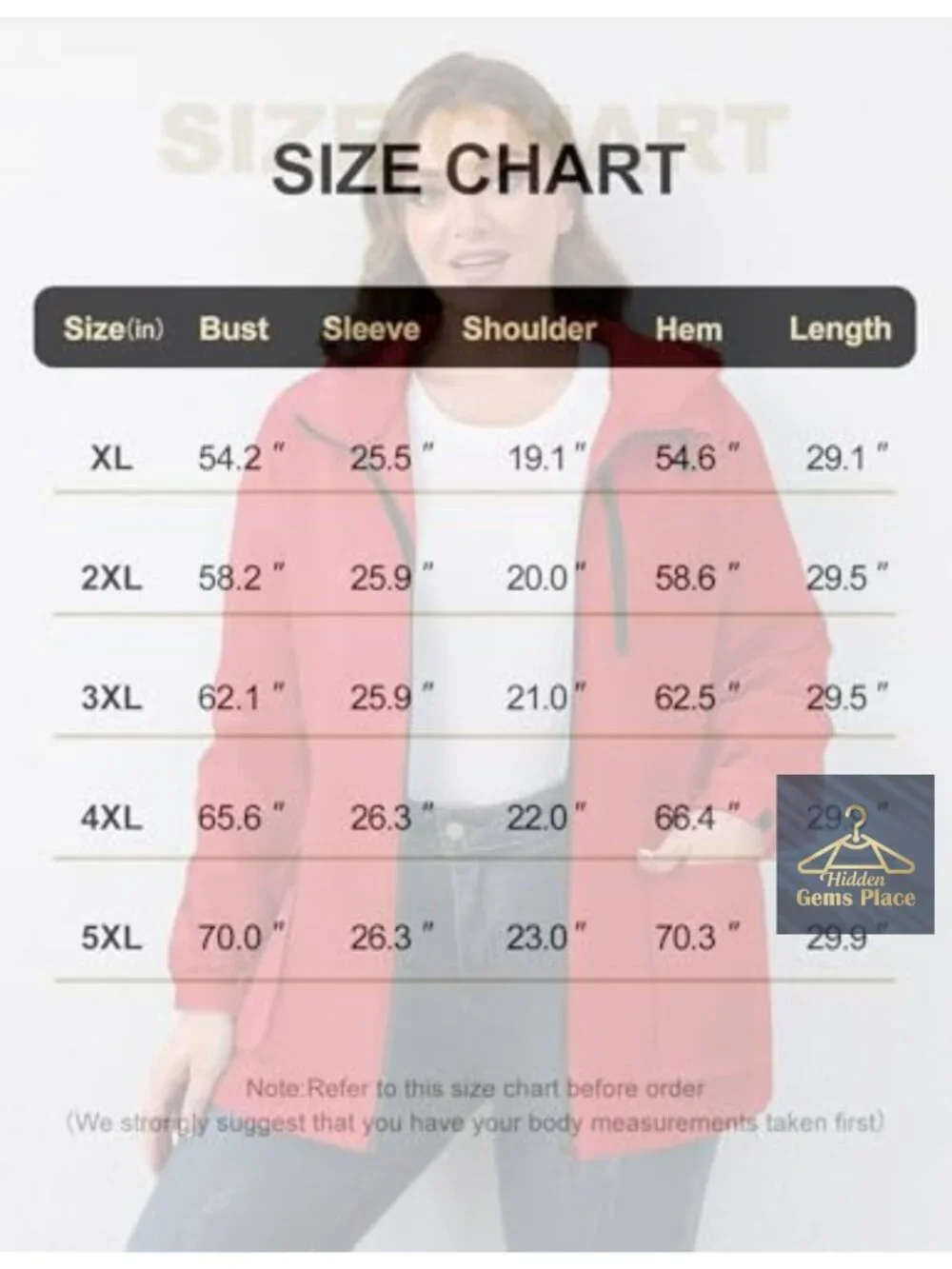Plus Size Waterproof Rain Jacket with Hood, Packable Lightweight Windbreaker,